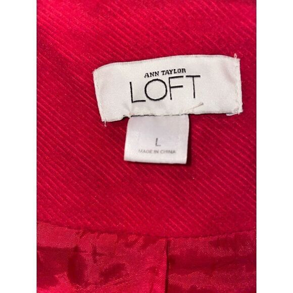 The Loft Double Button Breasted Jacket/Blazer Long Sleeve Red L - Picture 4 of 12